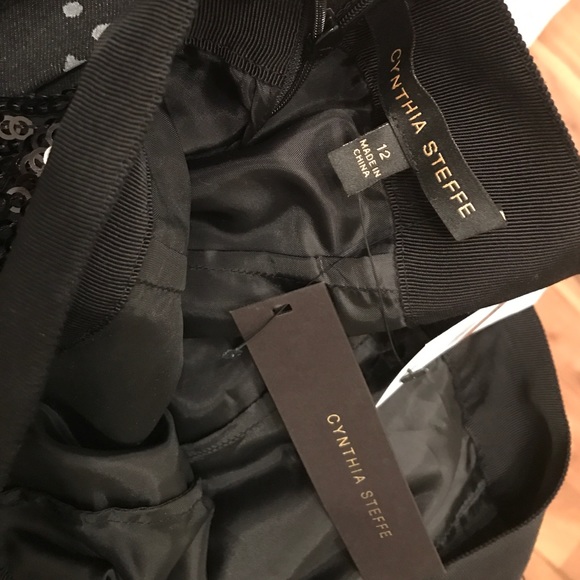 Cynthia Steffe Black Sequined Skirt - Picture 5 of 5